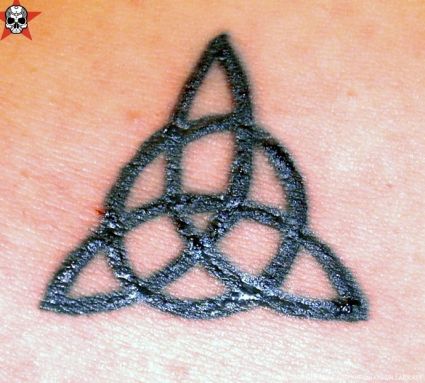 Celtic Knot Triangle Tattoo